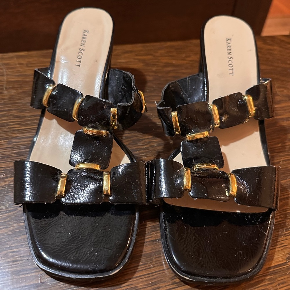 Karen Scott mule mod style heels. Purchased at Nordstrom. 9M.